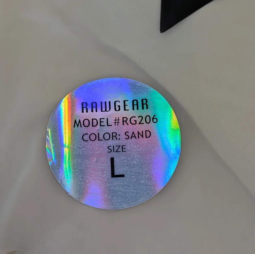 Raw Gear Compression Legging Shorts Large Tan Sand by Bradley Martyn Under ✨NEW✨ - Picture 3 of 7